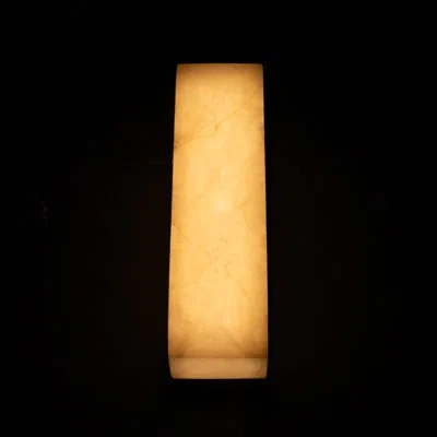 Noir Stein Linear Sconce In Silver