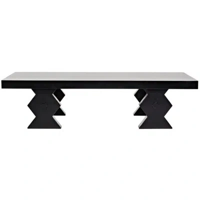 Noir Suzu Coffee Table In Hand Rubbed Black