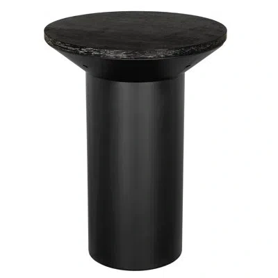 Noir Sydney Side Table In Black Walnut