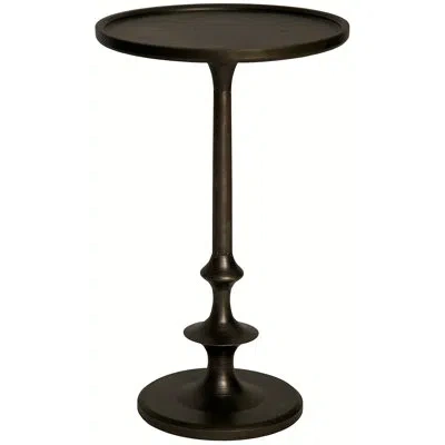 Noir Terni End Table In Round