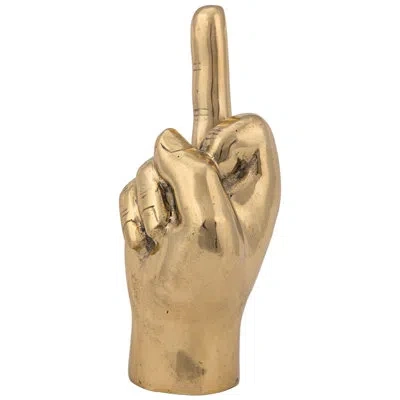 Noir The Finger, Brass In Antique Brass