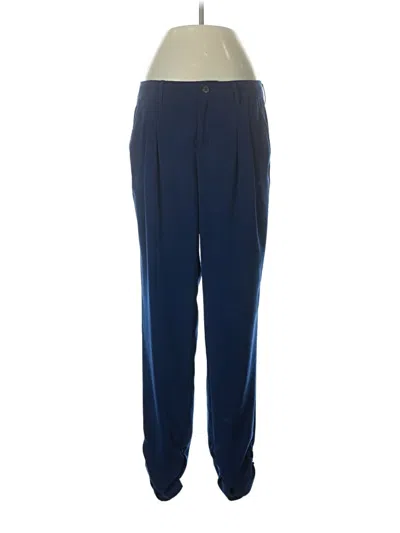 Pre-owned Noir Track Pants In Blue