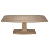 Noir Travis Walnut Solid Wood Dining Table In Washed Walnut