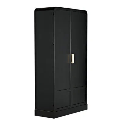 Noir Tresor China Cabinet In Black Matte