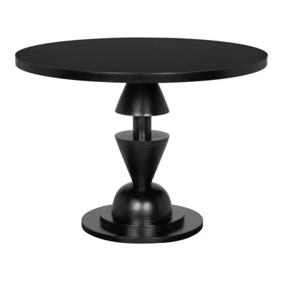 Noir Varick Table In Hand Rubbed Black