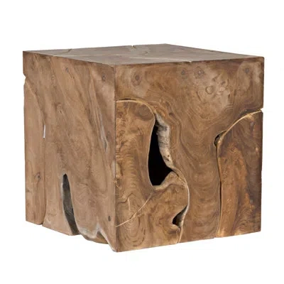 Noir Vert End Table In Clear Coat Satin