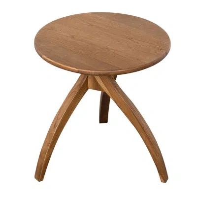 Noir Vikram Side Table In Dark Brown