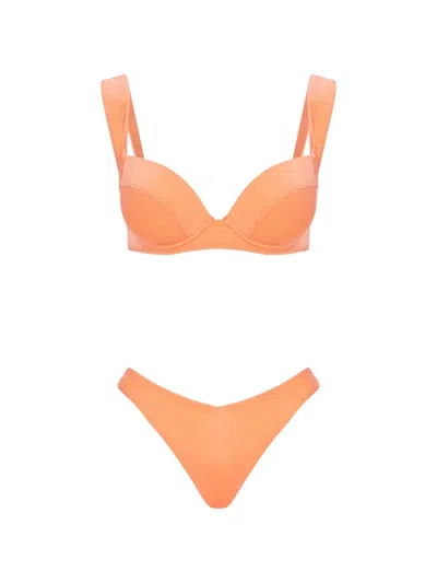 Noire Swimwear Ava Ivy Bikini In Orange