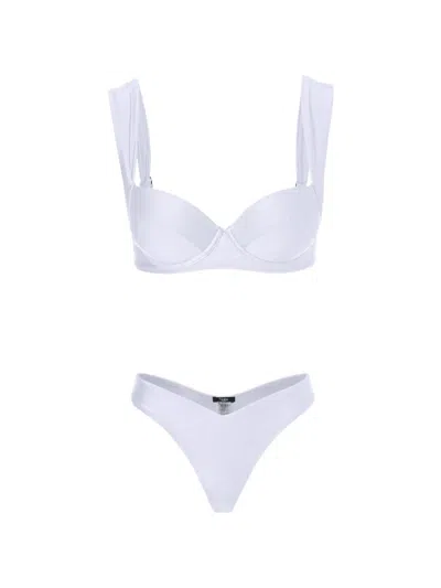 Noire Swimwear Ava Ivy Bikini In White