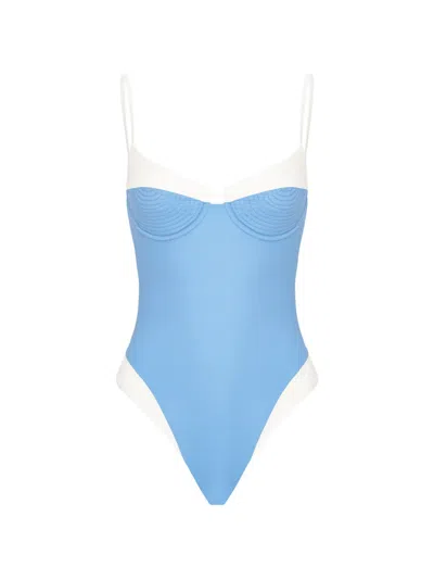 Noire Swimwear Celine Swimsuit In Blue