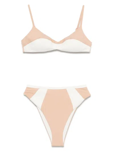 Noire Swimwear Elise & Gisele Bikini In Pink