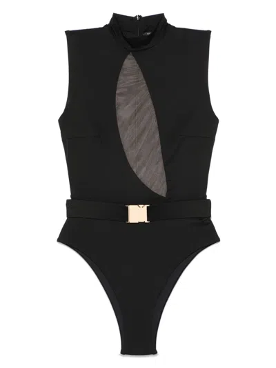 Noire Swimwear Leia Swimsuit In Black