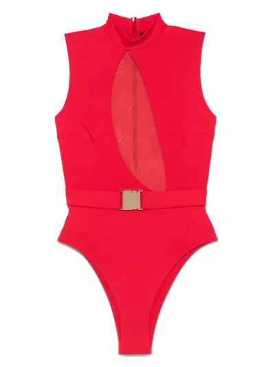 Noire Swimwear Leia Swimsuit In Red
