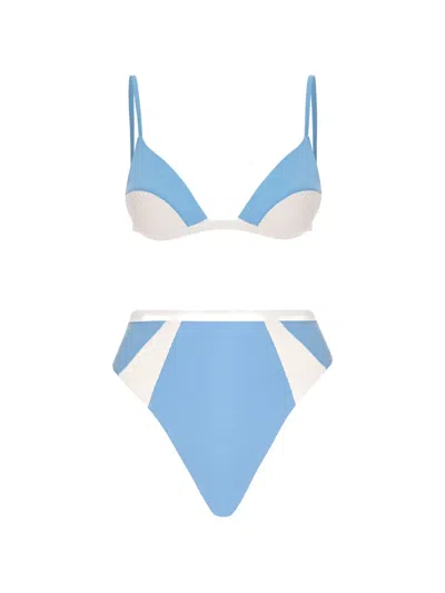 Noire Swimwear Nyra Gisele Bikini In Blue