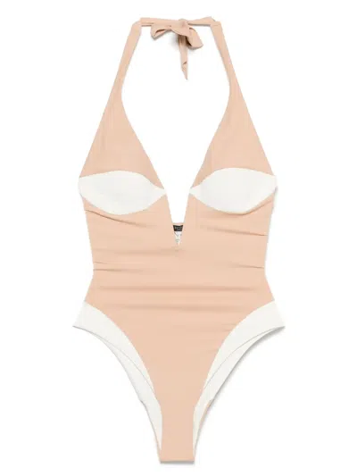 Noire Swimwear Sienna Swimsuit In Neutral
