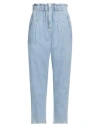 Noir'n'bleu Woman Jeans Blue Size 29 Cotton In Blue