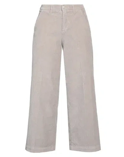 Noir'n'bleu Woman Pants Light Grey Size 32 Cotton, Elastane