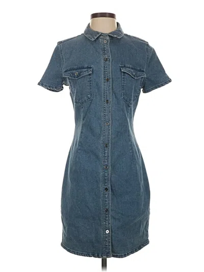 Pre-owned Noisy May Casual Dress In Blue