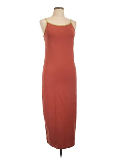 Pre-owned Noisy May Casual Dress In Burgundy