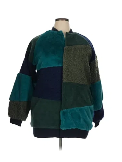 Pre-owned Noisy May Coat In Blue