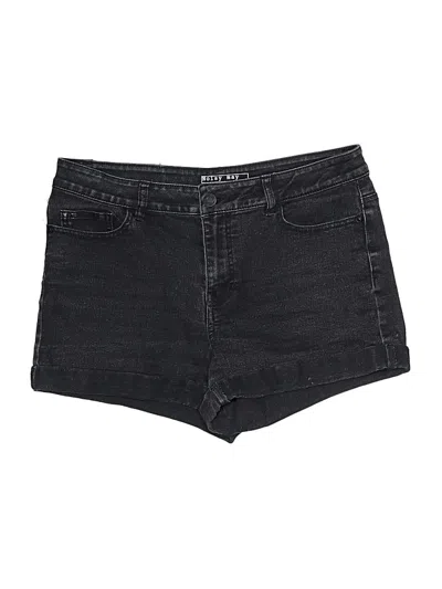 Pre-owned Noisy May Denim Shorts In Black