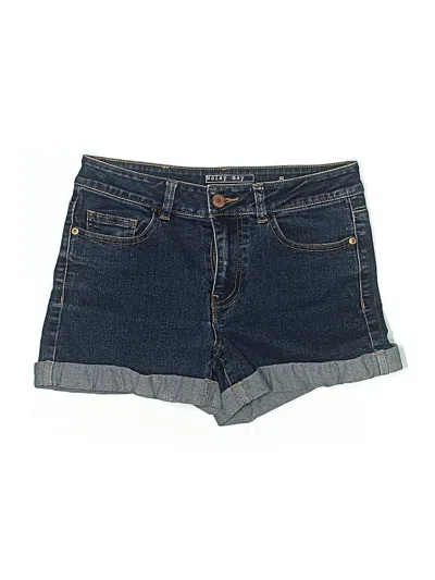 Pre-owned Noisy May Denim Shorts In Blue