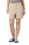 Noisy May Frida Cotton Shorts In Safari