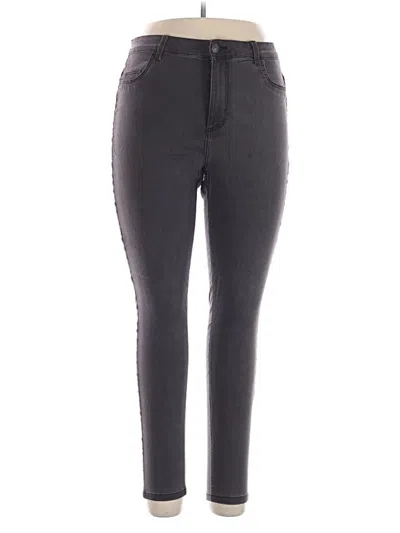 Pre-owned Noisy May Jeggings In Gray