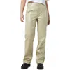 Noisy May Kane Faux Leather Flare Pants In Eucalyptus