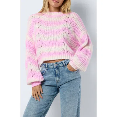 NOISY MAY NOISY MAY KRIS OPEN STITCH SWEATER