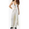 Noisy May Laika Open Stitch Longline Vest In Birch