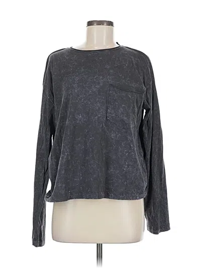 Pre-owned Noisy May Long Sleeve T-shirt In Gray