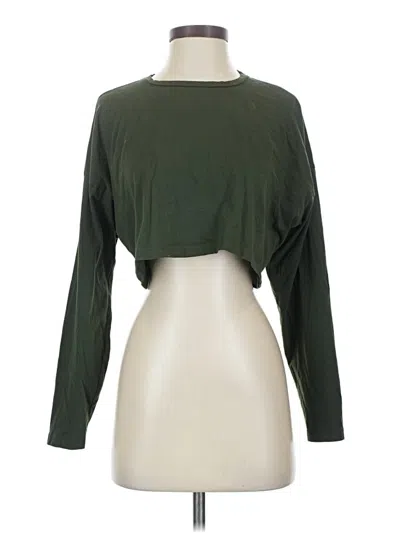 Pre-owned Noisy May Long Sleeve T-shirt In Green