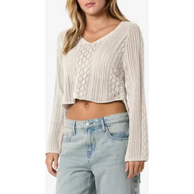Noisy May Luna Cinched Sweater In Birch