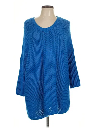 Pre-owned Noisy May Pullover Sweater In Blue