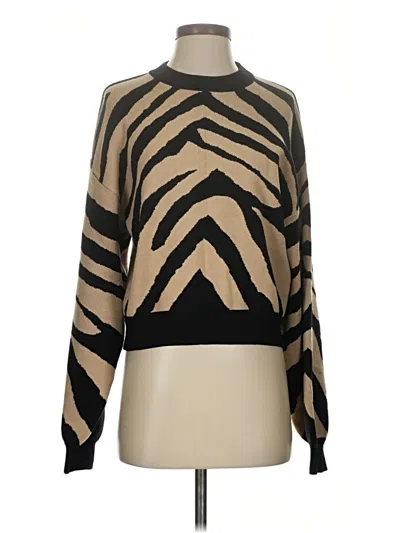 Pre-owned Noisy May Pullover Sweater In Brown