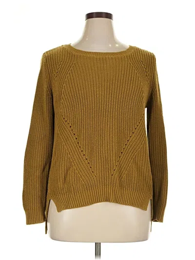 Pre-owned Noisy May Pullover Sweater In Gold