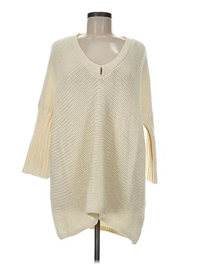 Pre-owned Noisy May Pullover Sweater In Ivory