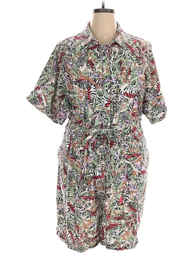 Pre-owned Noisy May Romper In Green