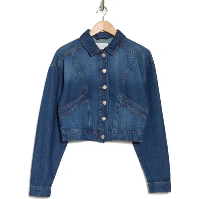 Noisy May Sanja Crop Denim Shirt Jacket