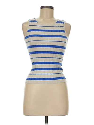Pre-owned Noisy May Sleeveless Top Blue Boatneck Tops