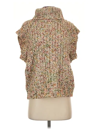 Pre-owned Noisy May Sweater Vest In Brown