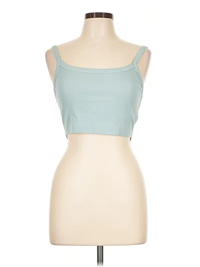 Pre-owned Noisy May Tube Top Teal Strapless Neckline Tops