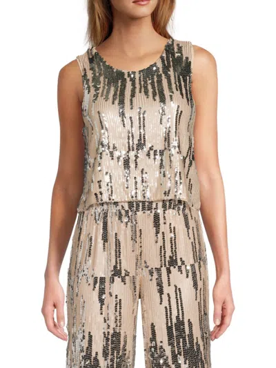 Noisy May Women's Zoey Sequin Top In Silver