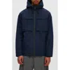 Noize Andreas Water Resistant Rain Coat In Blue