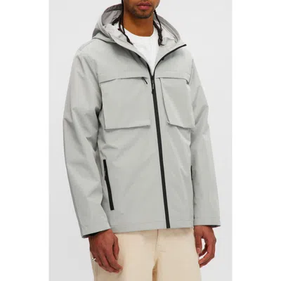Noize Andreas Water Resistant Rain Coat In Gray