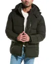 Noize Baltimore Puffer Jacket In Green