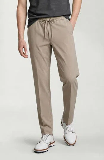 Noize Benji Elastic Waist Pants In Neutral