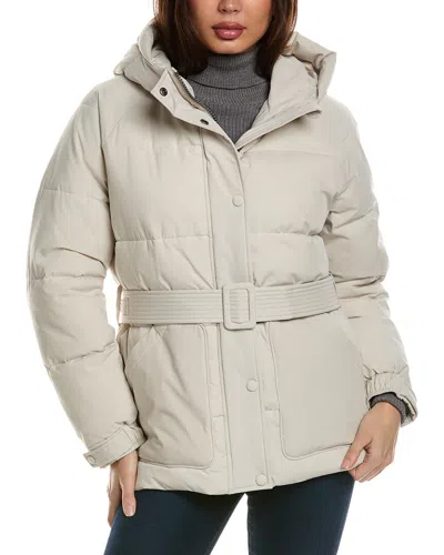 NOIZE NOIZE BONITA HOLOGRAPHIC BELTED PARKA