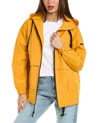 Noize Brianna Short Raincoat In Yellow
